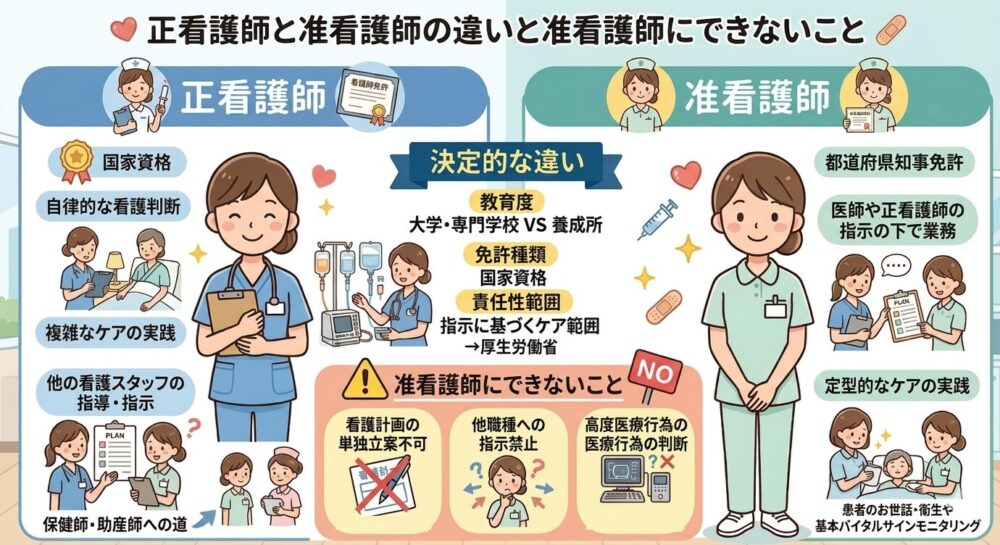 准看護師がレベル低いと言われる5つの理由|正看との違いや対処法を経験者が徹底解説