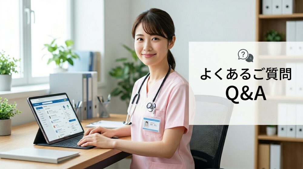 看護師転職サイトに関するよくある質問